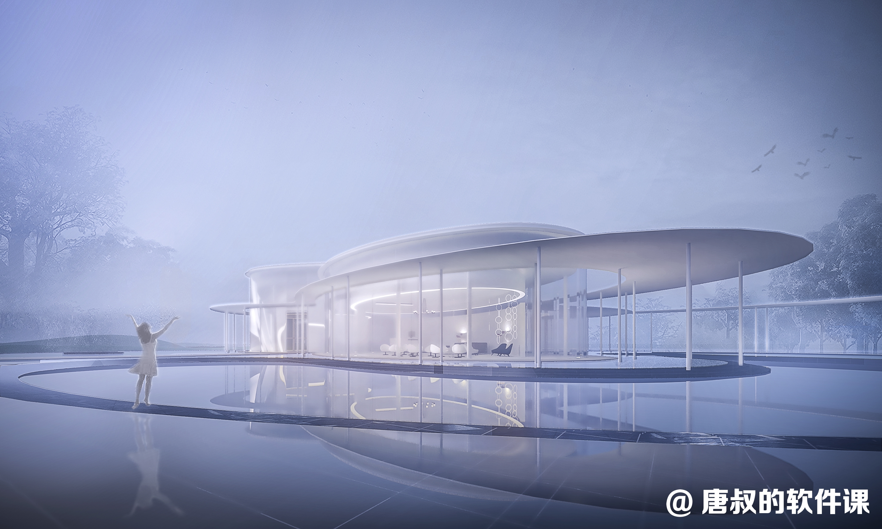 越秀天悦江湾XAA公共画廊—写实渲染效果图-7