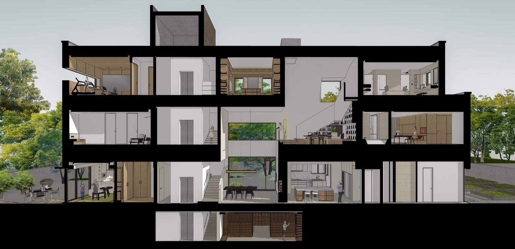 长沙陈宅丨中国长沙丨以靠建筑Leeko Architects-117