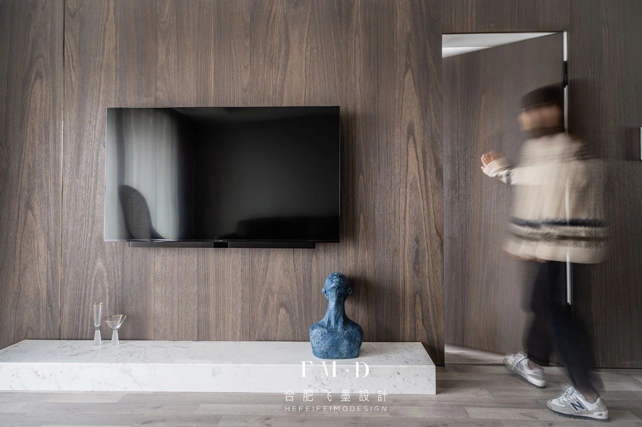 130㎡简约商务风家居,无主灯、中西厨、超级收纳...-33