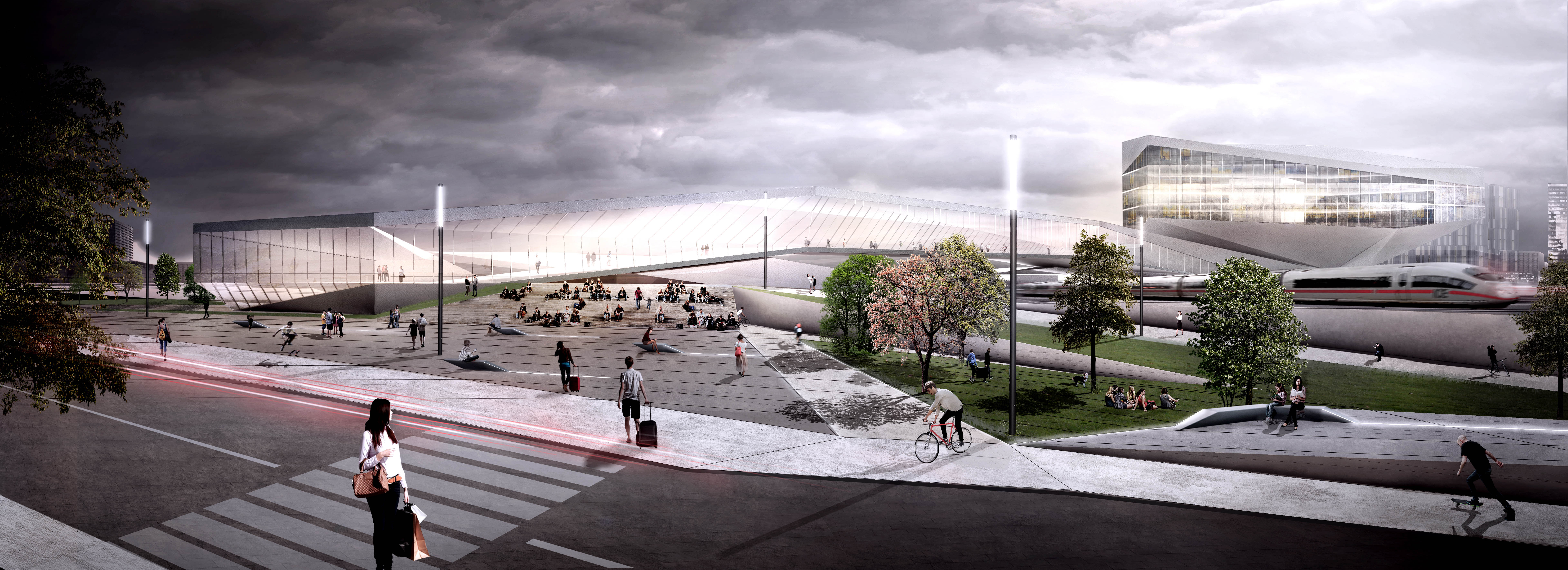 融合城市功能的 Brno 建筑规划-12