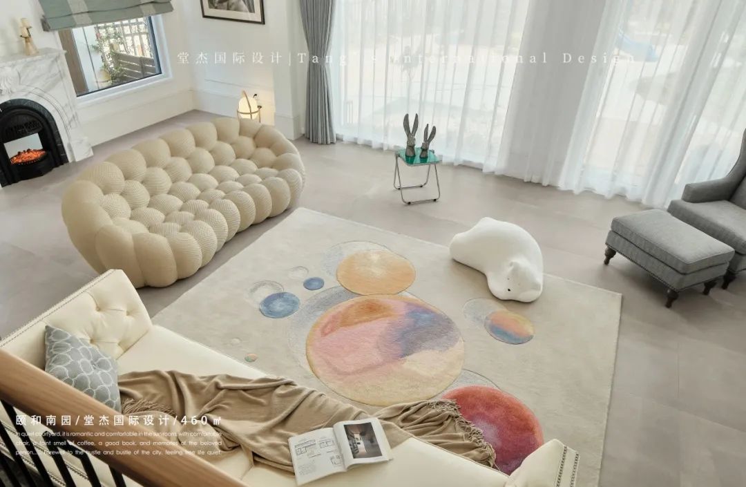 颐和南园 460㎡现代美式住宅丨中国南京丨堂杰国际设计-22