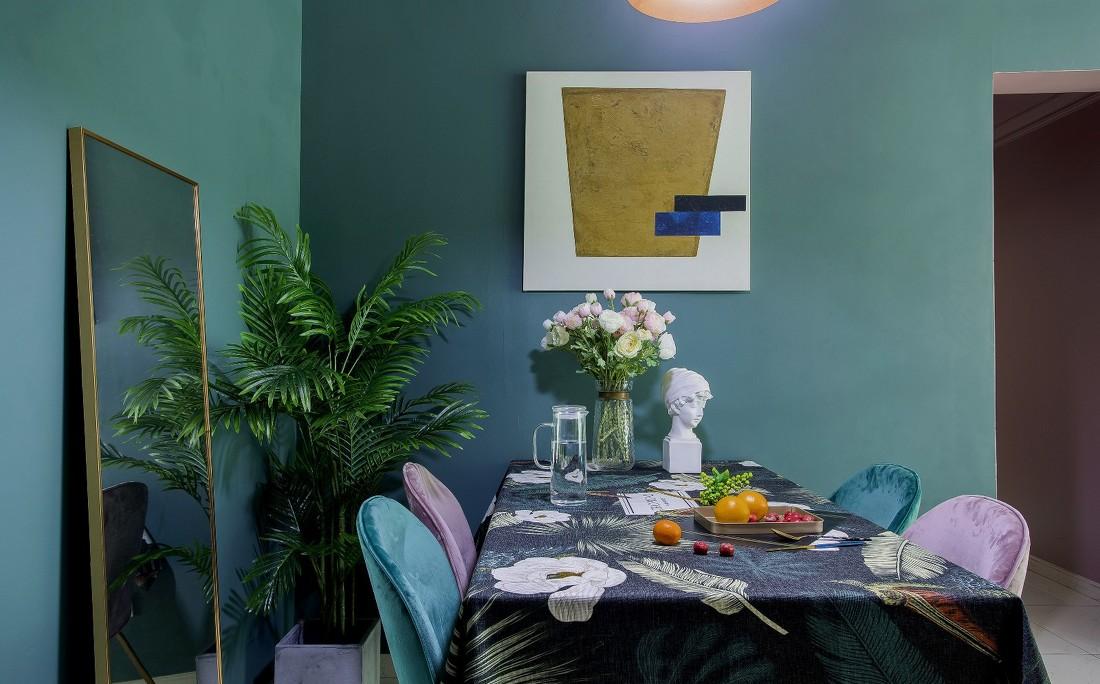 广州盈彩美居 78 平二手房翻新,打造超大厨房与个性空间-25