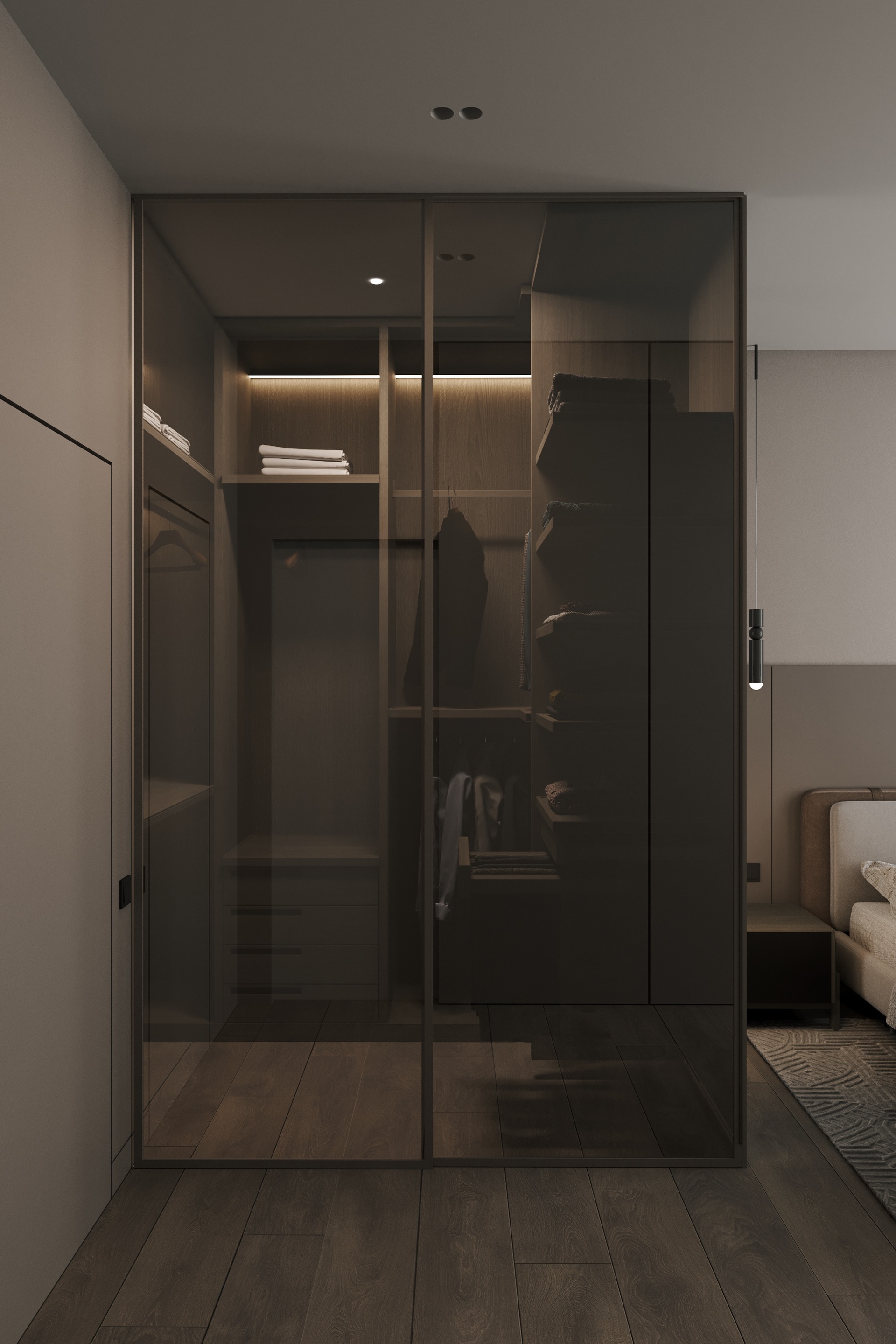 ArtPartner /亚麻+灰褐色的高级空间-13