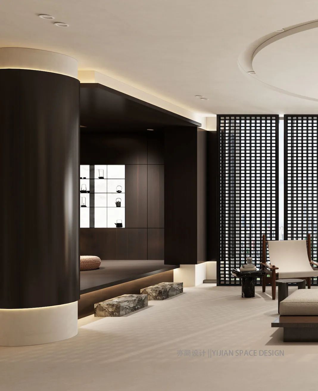 现代简约瑜伽馆设计丨亦間设计-24