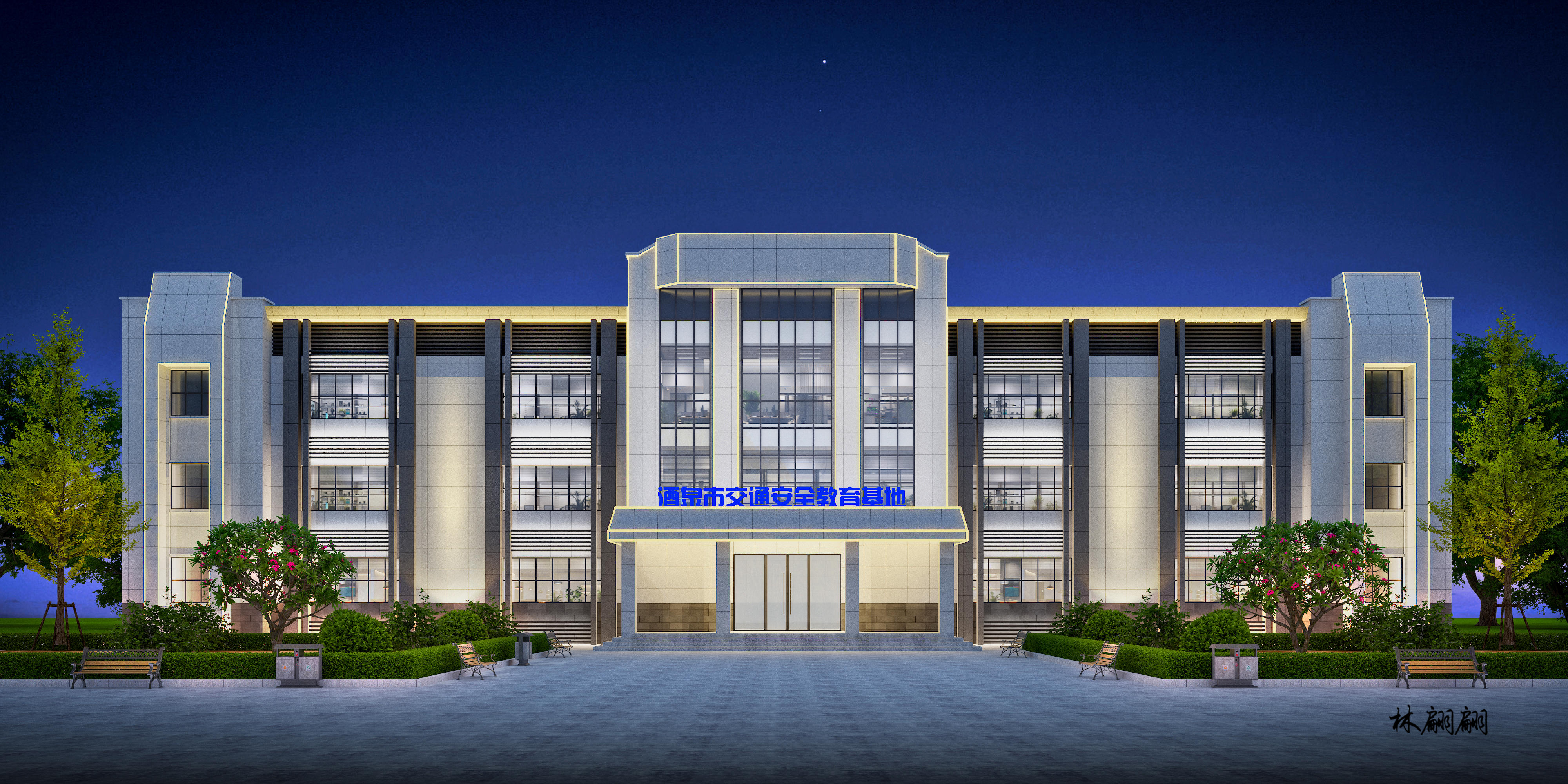 室外效果图|建筑外立面|别墅-9