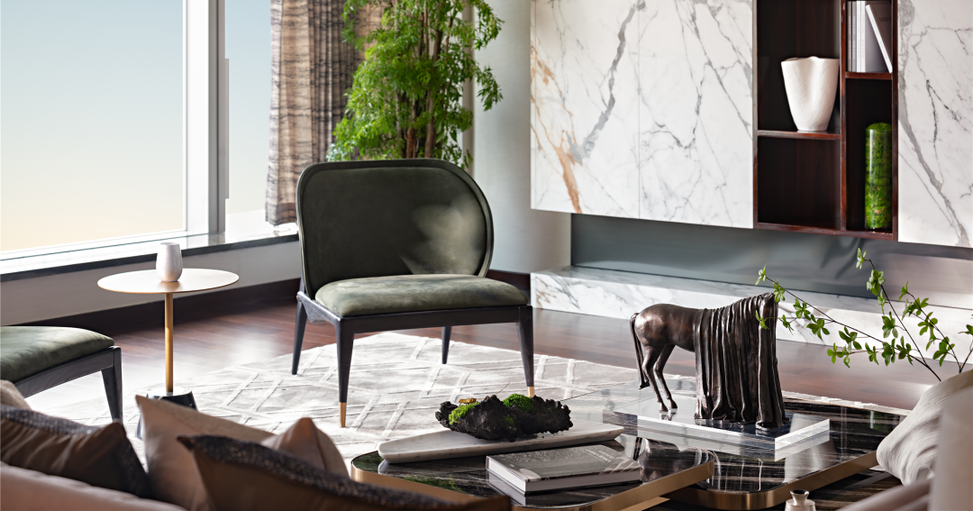 深圳中心·天元 383㎡ 平层公寓样板房丨中国深圳丨KPF,Aedas-31