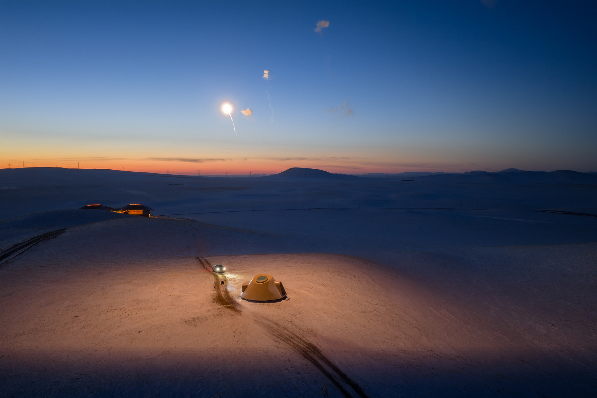 抵达大厅酒店内的火山丨中国锡林郭勒丨PLAT ASIA-56