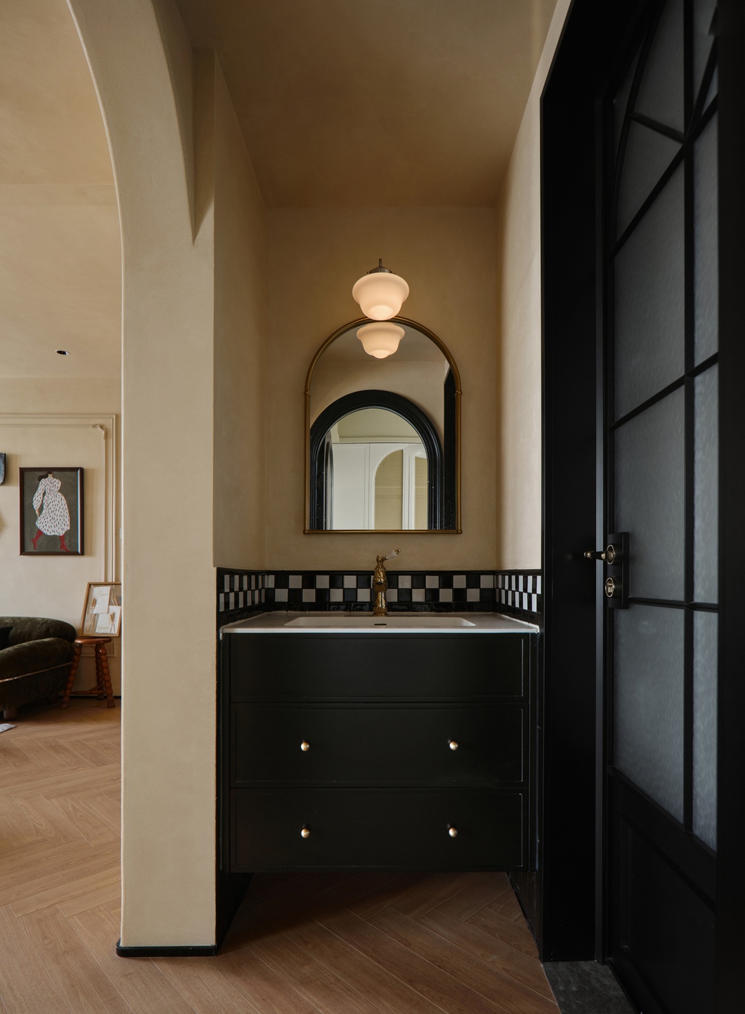 时光褶皱里的家:复古与现代的共生美学丨纵禾空间设计-35