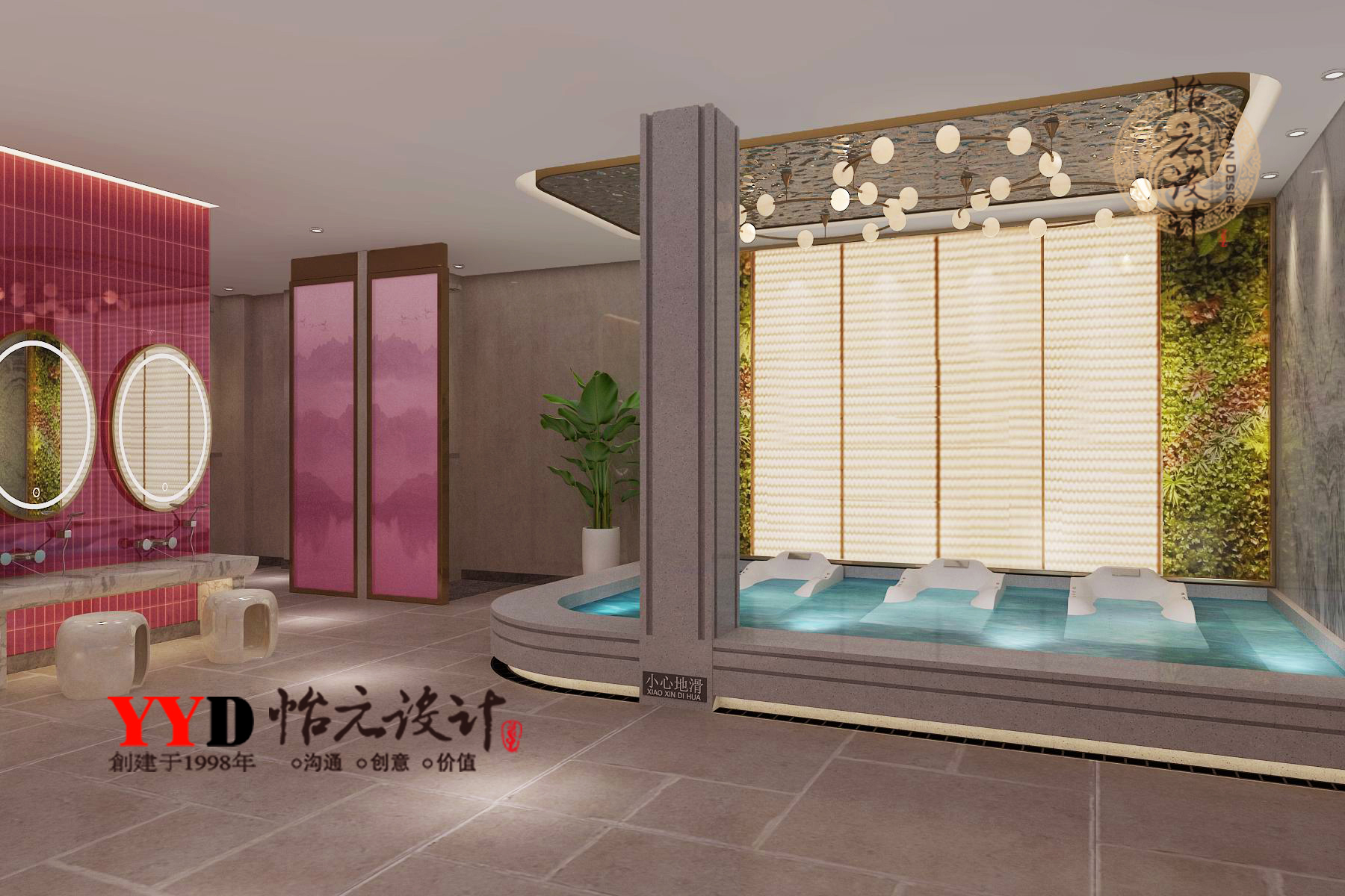 碧海云天城市汤泉设计丨怡元设计-10