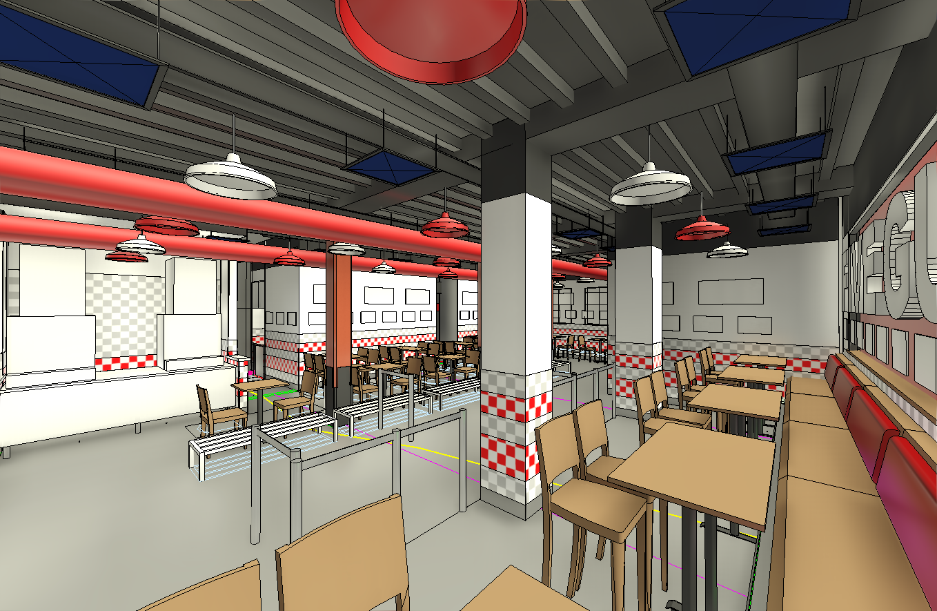 Five Guys | George Street Sydney | Restaurant Design-62