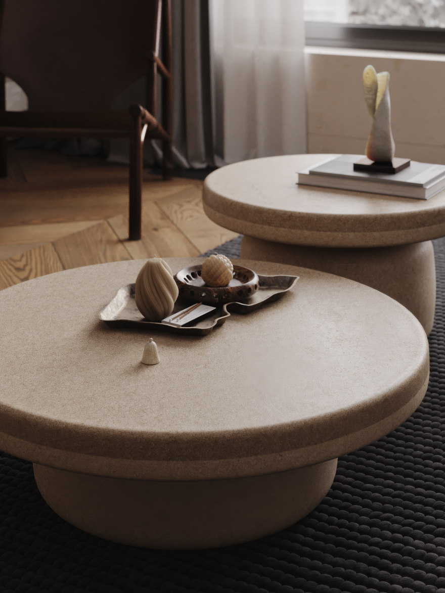 带黑樱桃元素的现代客餐厅设计项目-13