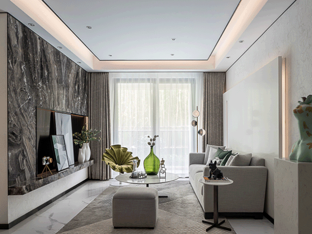 德观设计 | 兴华尚都国际样板间 | 惊艳橙光，写意人文东方-96