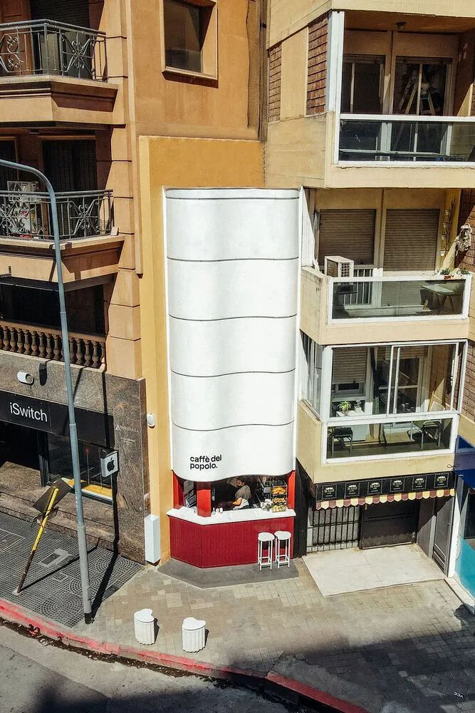 Caffe del Popolo 小型咖啡店设计丨Rare Studio Experimental-6