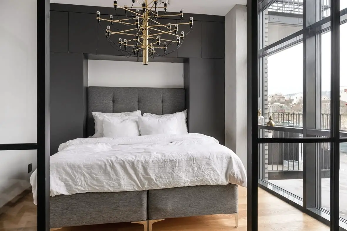 瑞典 33m²精致一居,现代功能之选-4