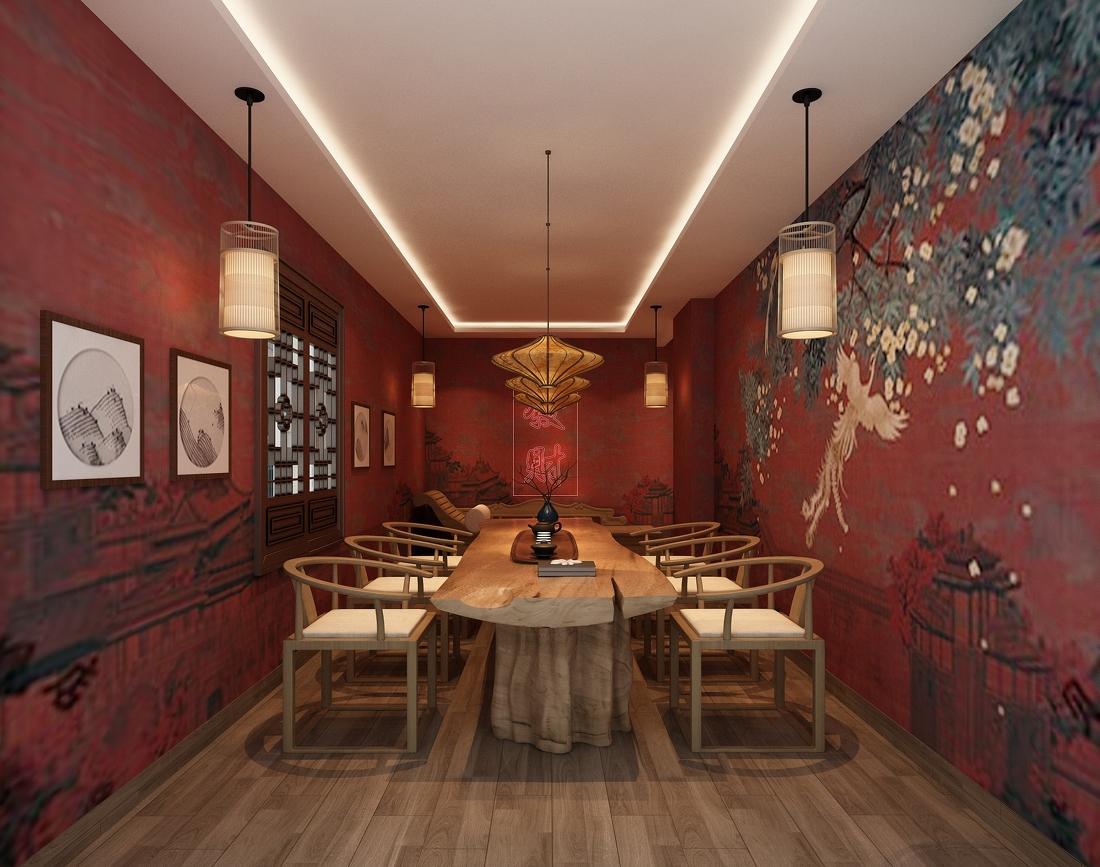 中式沉浸式剧本杀演艺中心设计-16