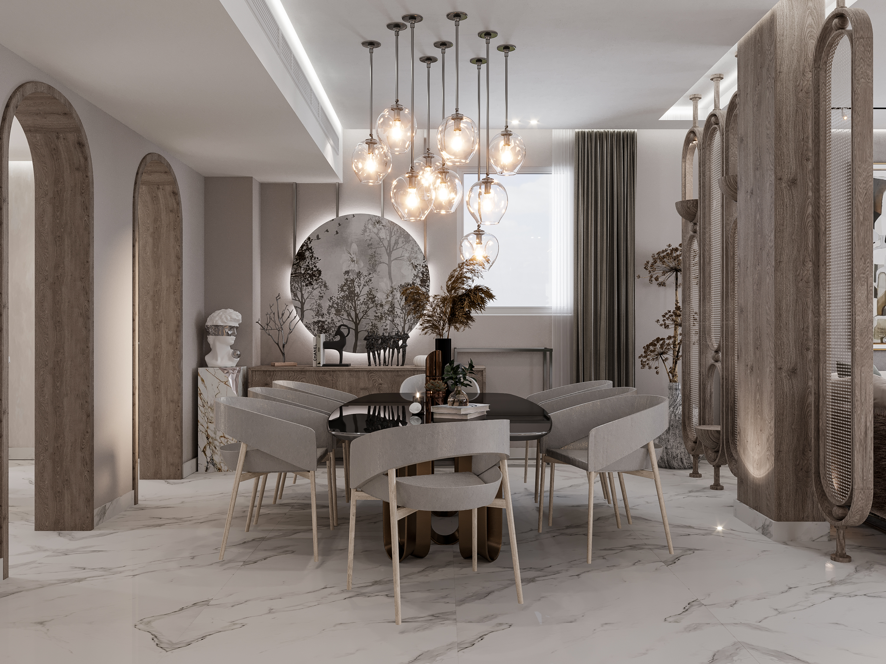 Monochromatic Modern Reception-4