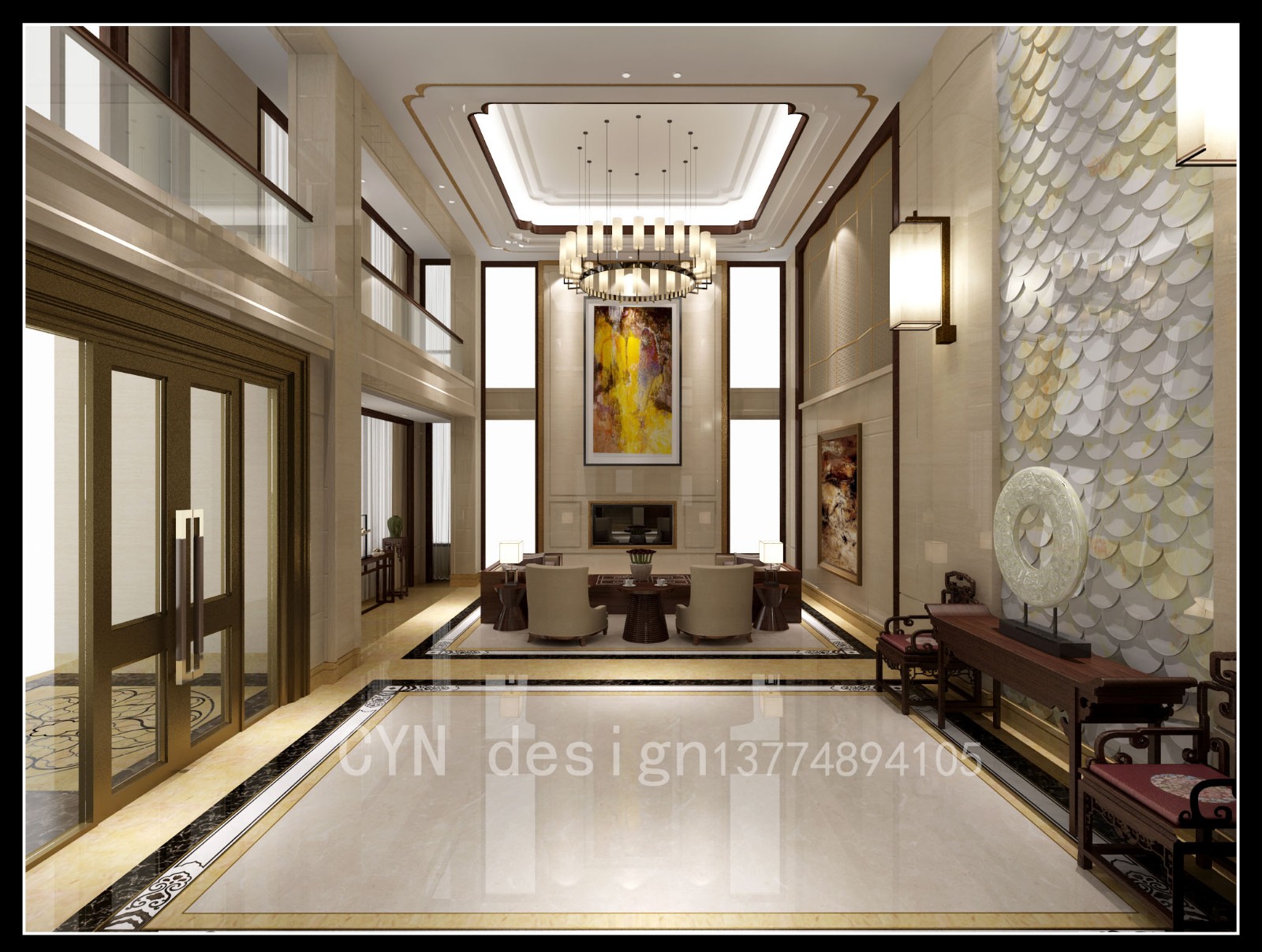 泉州晋江自建现代中式别墅-4