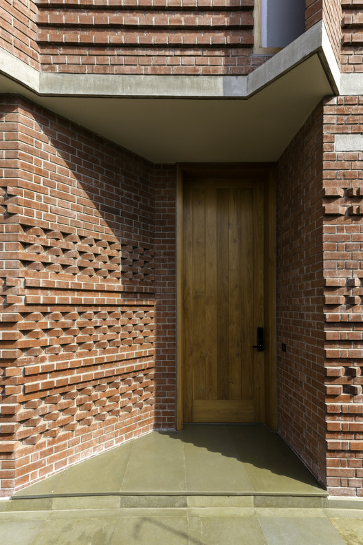 印度紧密家庭共享生活砖房设计-30