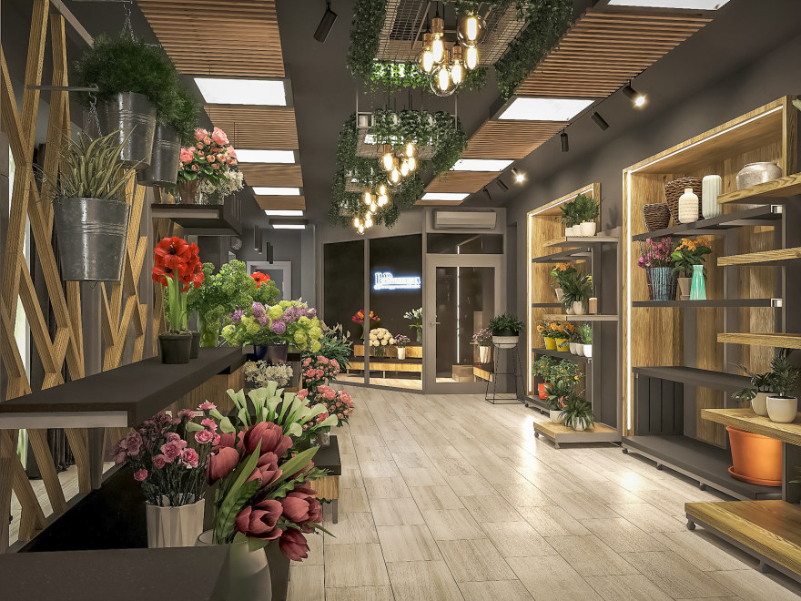 Kvity 花店室内设计丨俄罗斯莫斯科丨Planar Architecture 设计工作室-4