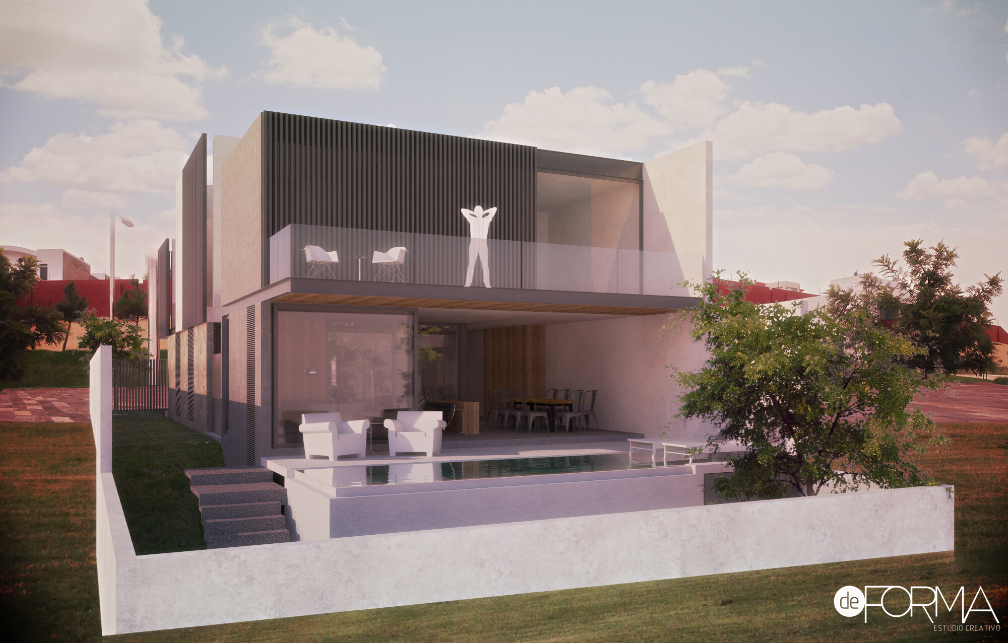 墨西哥城市景观别墅设计-14