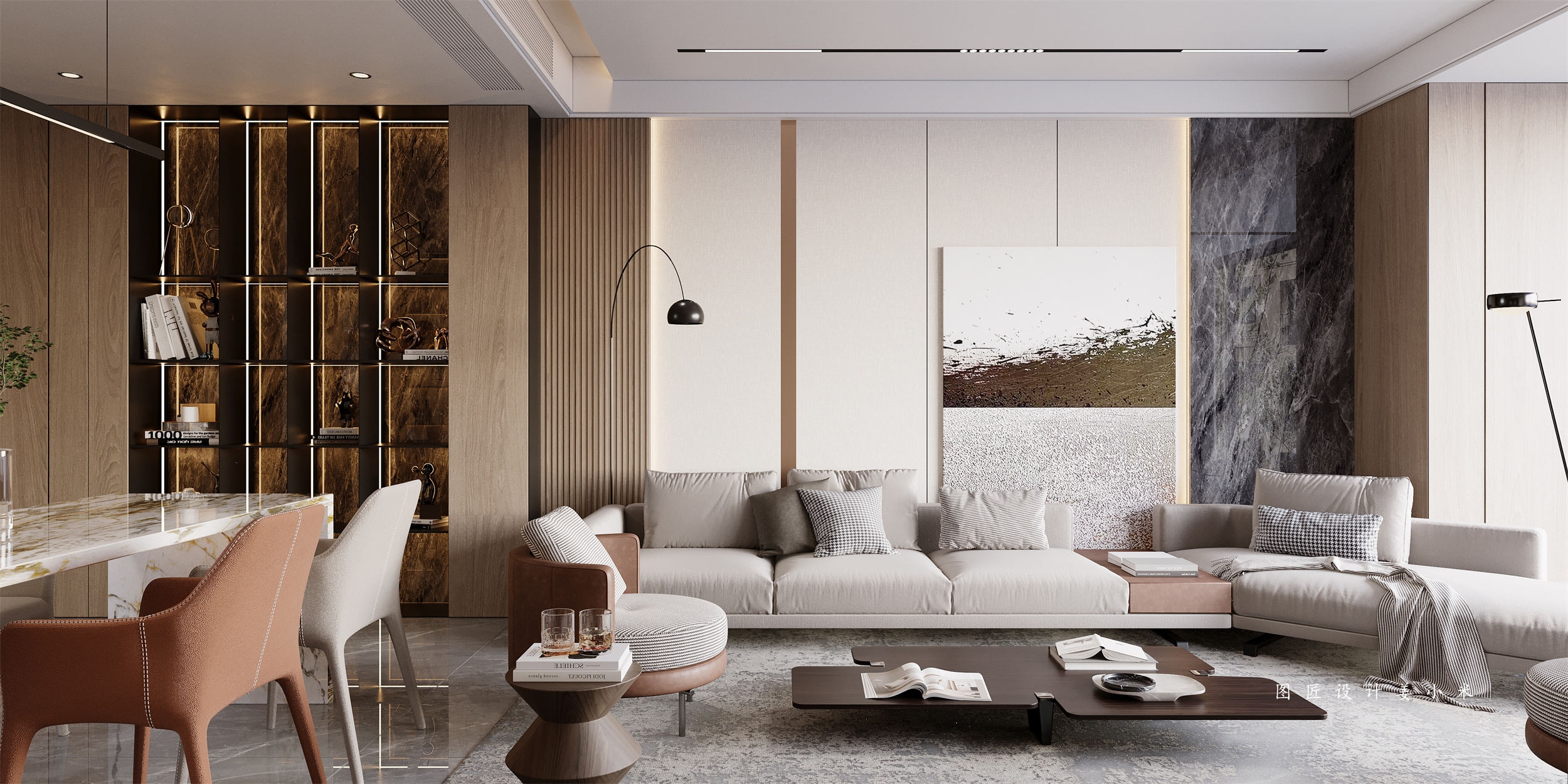 现代轻奢风设计，理想居所，简约与爱-1