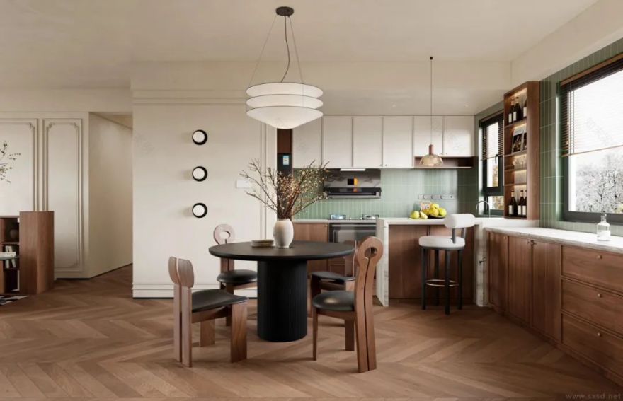 中古风室内设计丨中国唐山丨业之峰-34