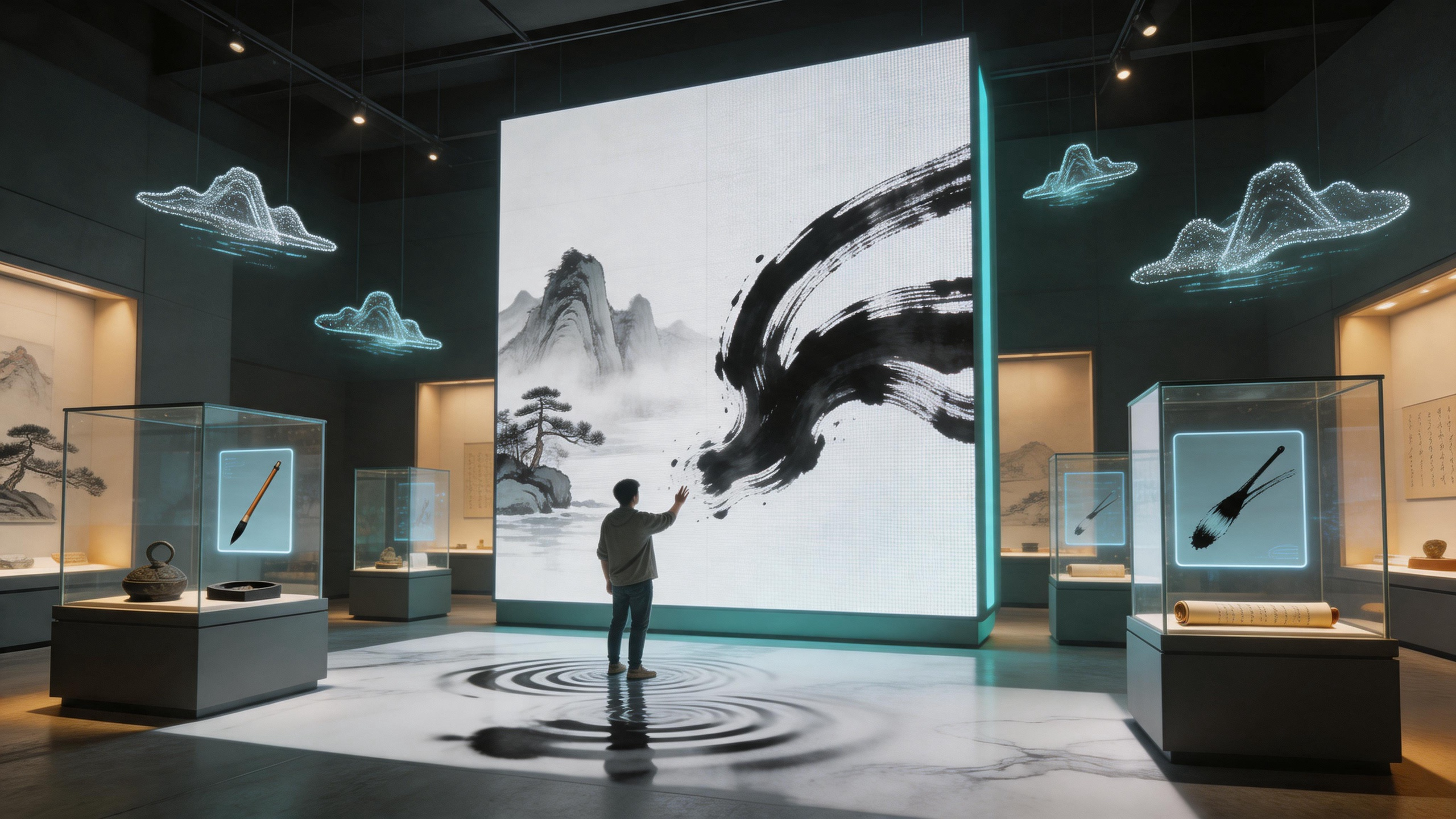 专注空间叙事：苏州展厅-0