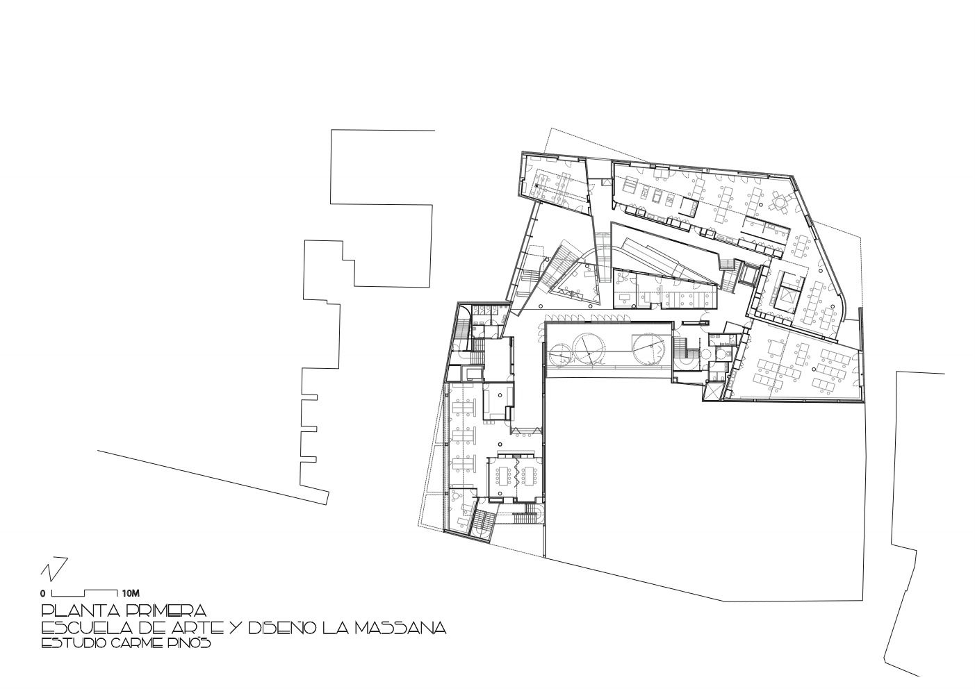 巴塞罗那光影校园 · Massana School 艺术设计中心-43