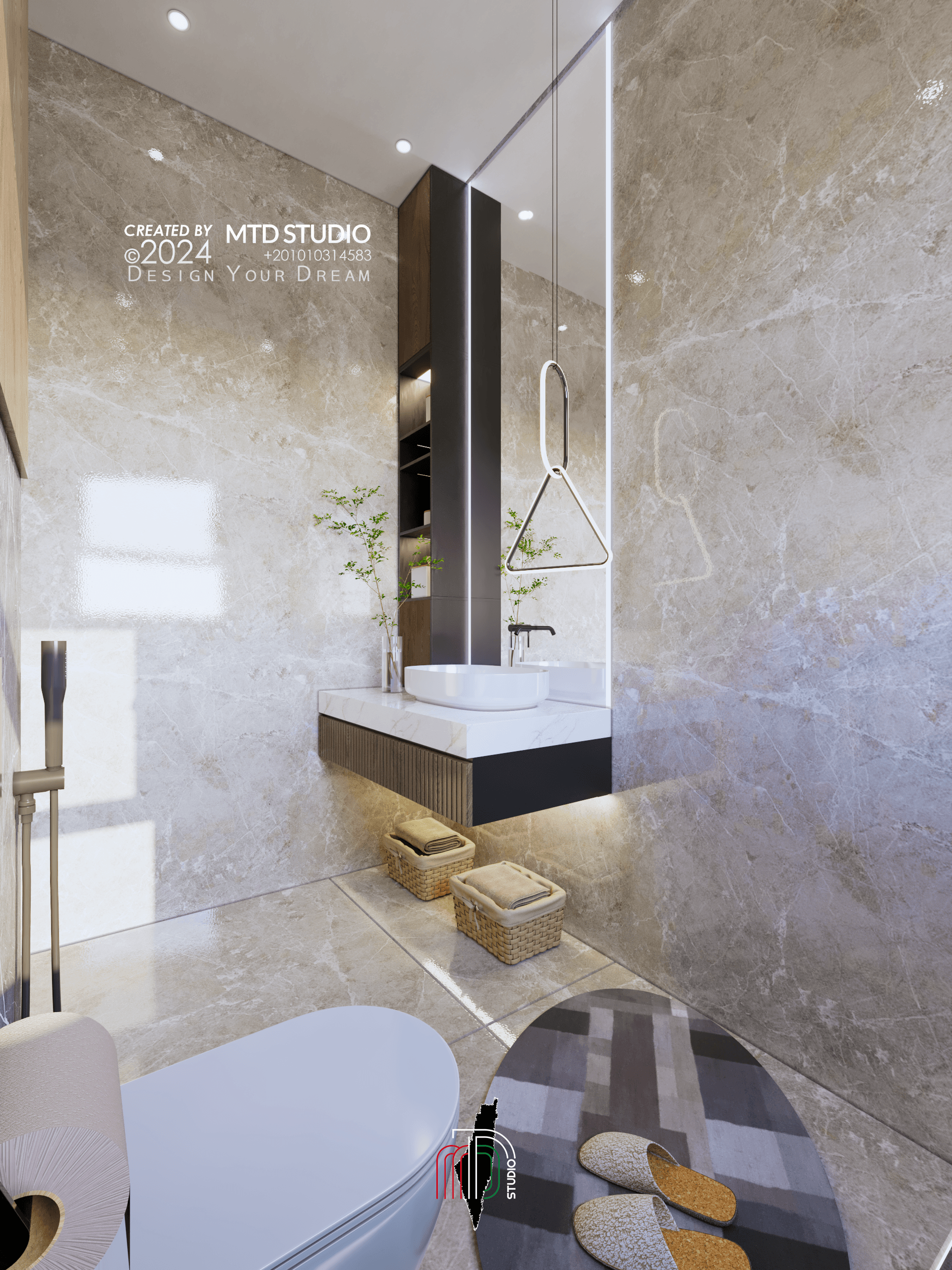 Guest Bedroom KWT 室内设计丨MTD Studio-29