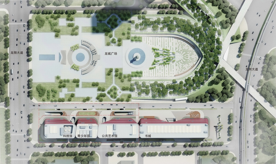 深圳龙岗三馆一城 | 动态张力下的文化综合体-53