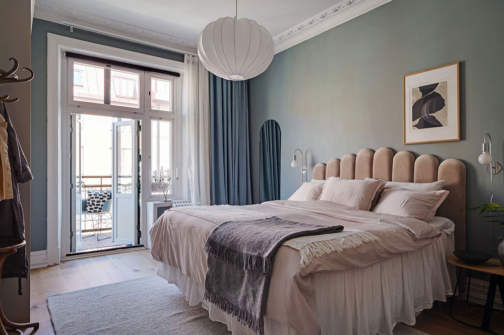 瑞典哥德堡 99 平米粉色沙发公寓设计-10