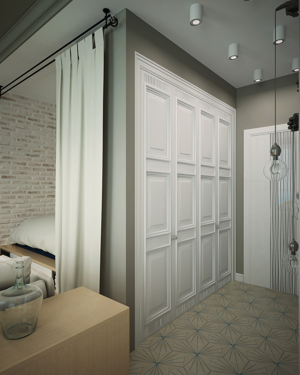 小型公寓装修设计-16