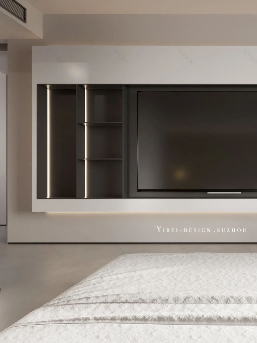 现代极简平层设计丨中国苏州丨YIBEI DESIGN-30