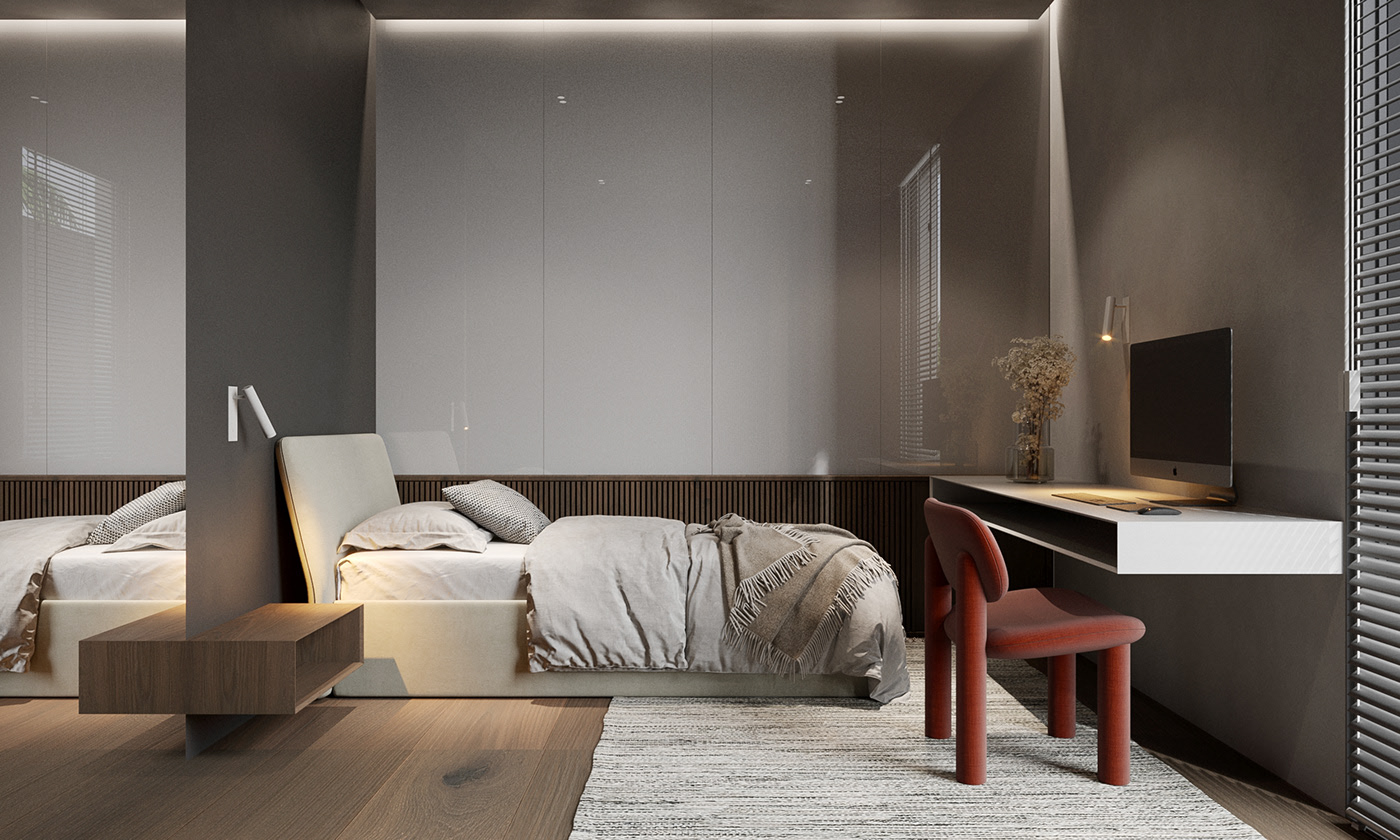 610㎡高级灰色系住宅设计 超精致！-14