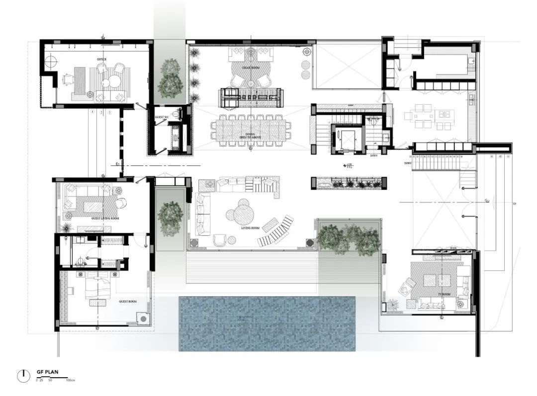 现代轻奢别墅-34
