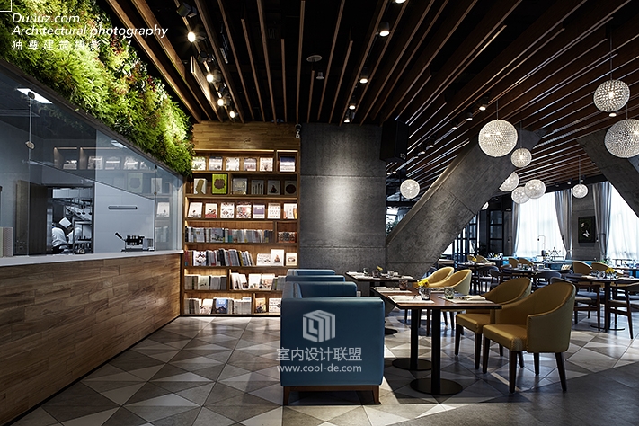 独尊建筑摄影：言几又，跨界阅读主题餐厅！-14