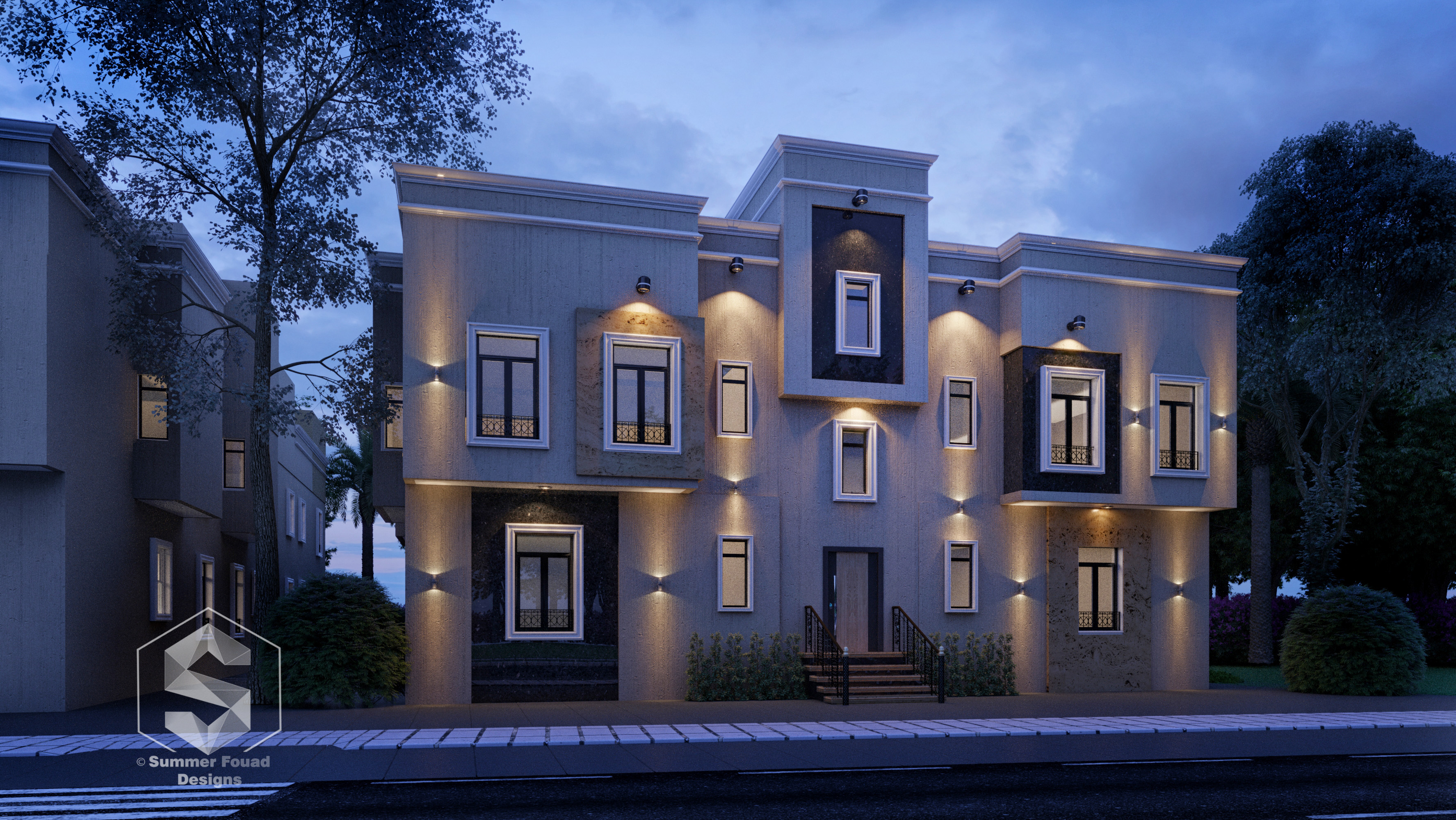 住宅外立面设计丨沙特阿拉伯塔伊夫丨本人-4