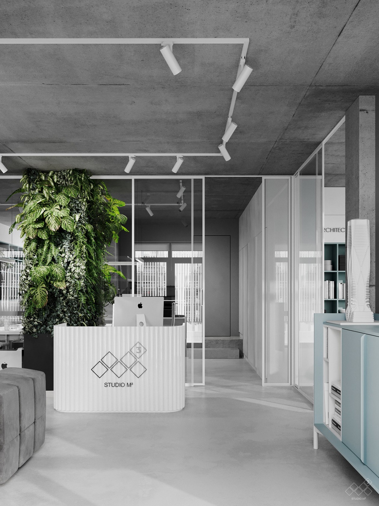 乌克兰基辅86㎡办公空间设计-1