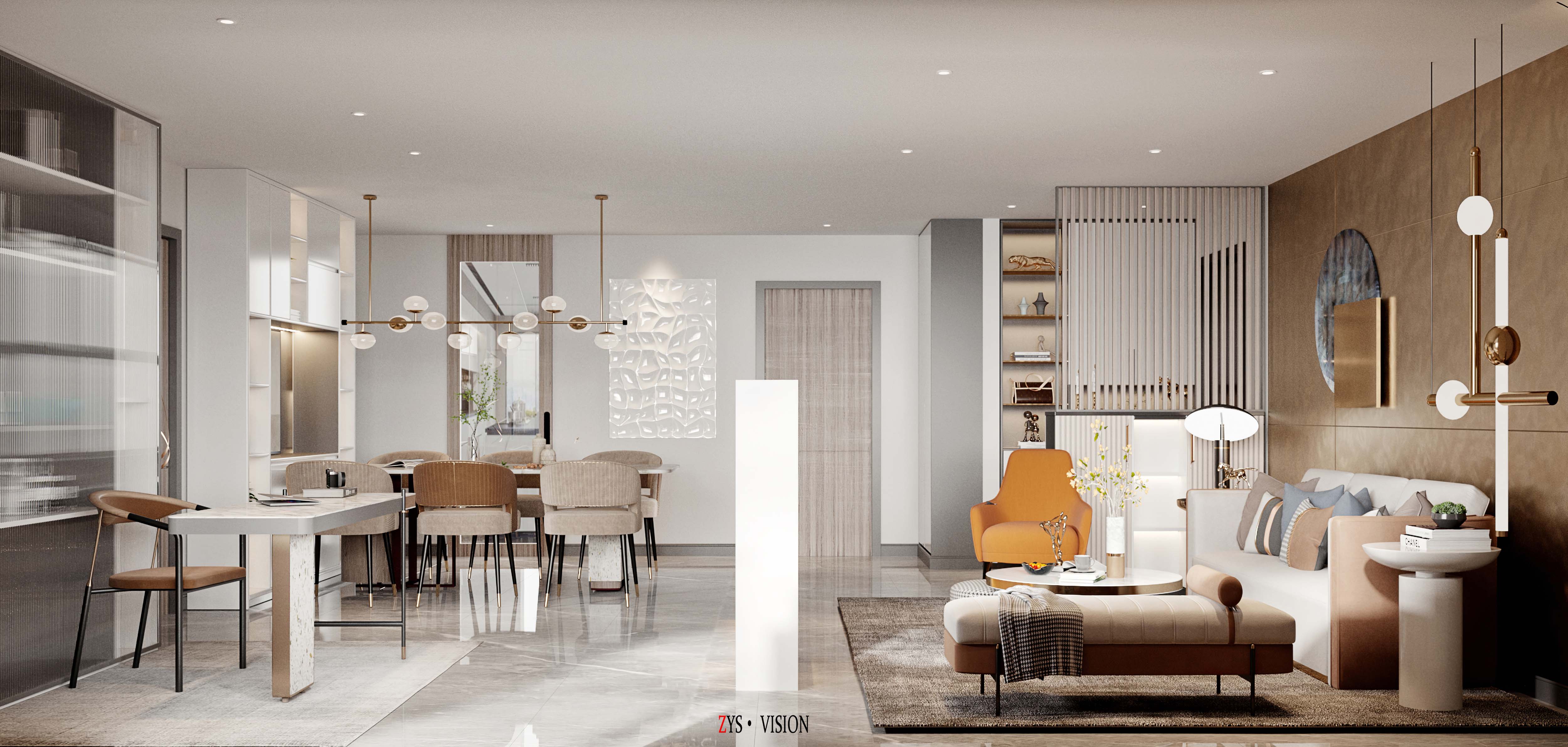 郑州简约轻奢空间塑造-19