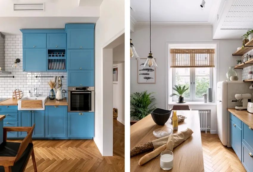 110㎡世中期现代主义人字地板住宅-15