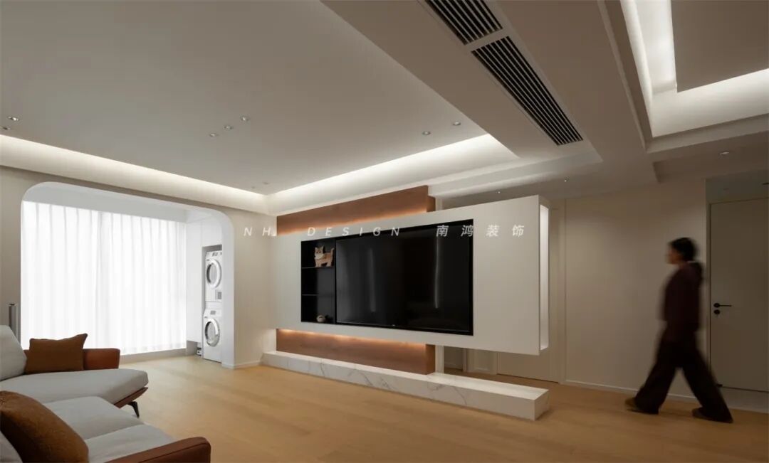 客厅C位之争：2025年，电视背景墙就该这么卷！-66