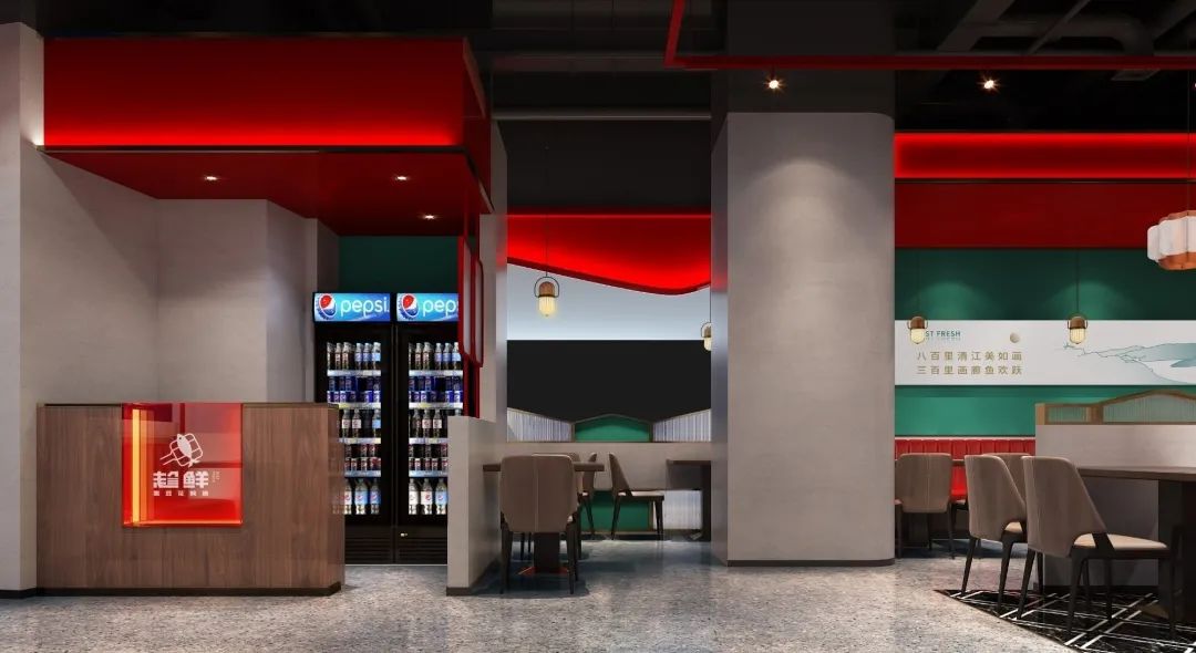 趁鲜·黑豆花烤鱼丨中国厦门丨厦门一横一竖设计工程有限公司-36