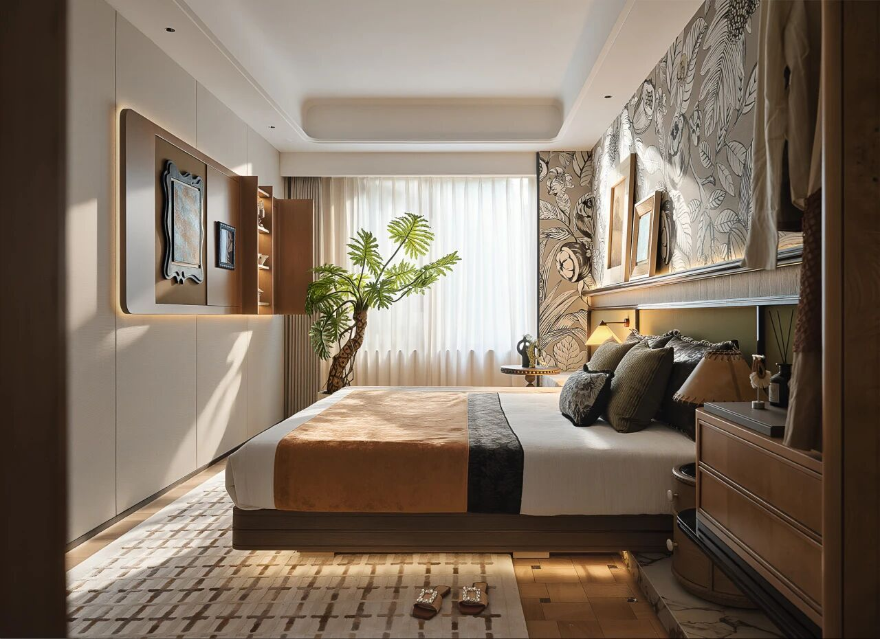 湖北107m²福星惠誉铂雅府丨中国武汉丨深圳共向设计（室内）,深圳共向美学（软装）-28