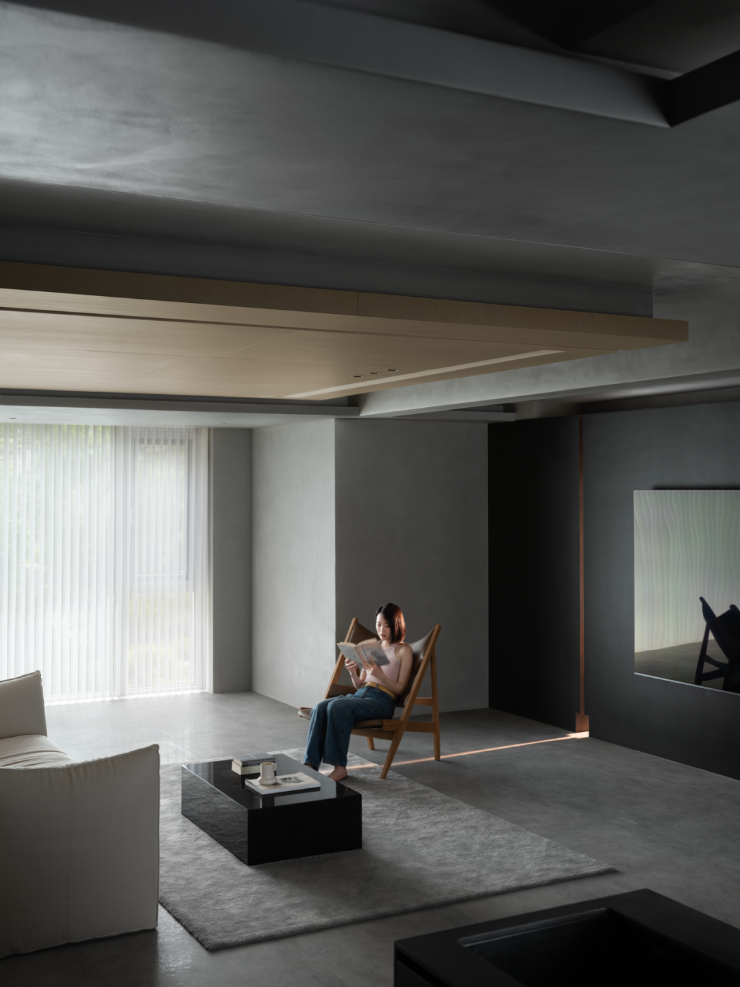 185㎡建筑感极简之家，向建筑学借点光 | 理居设计-105