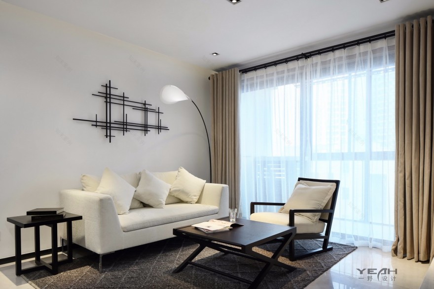 加成花园 87m² I 二手房翻新简约风格-1