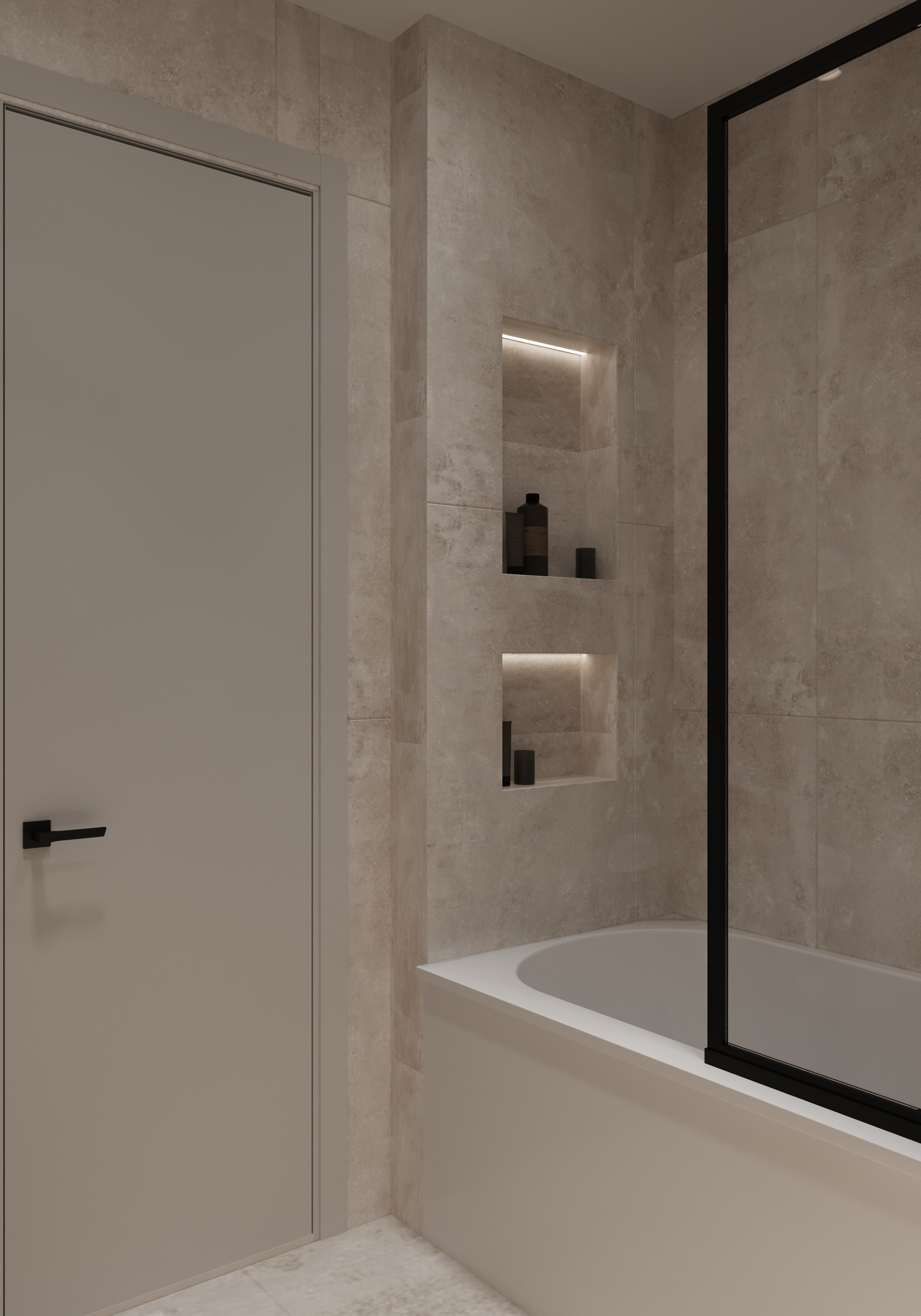 主浴室

注：原文BATHROM可能是拼写错误，正确的应该是BATHROOM  丨Archt. Renad Ahmed-3