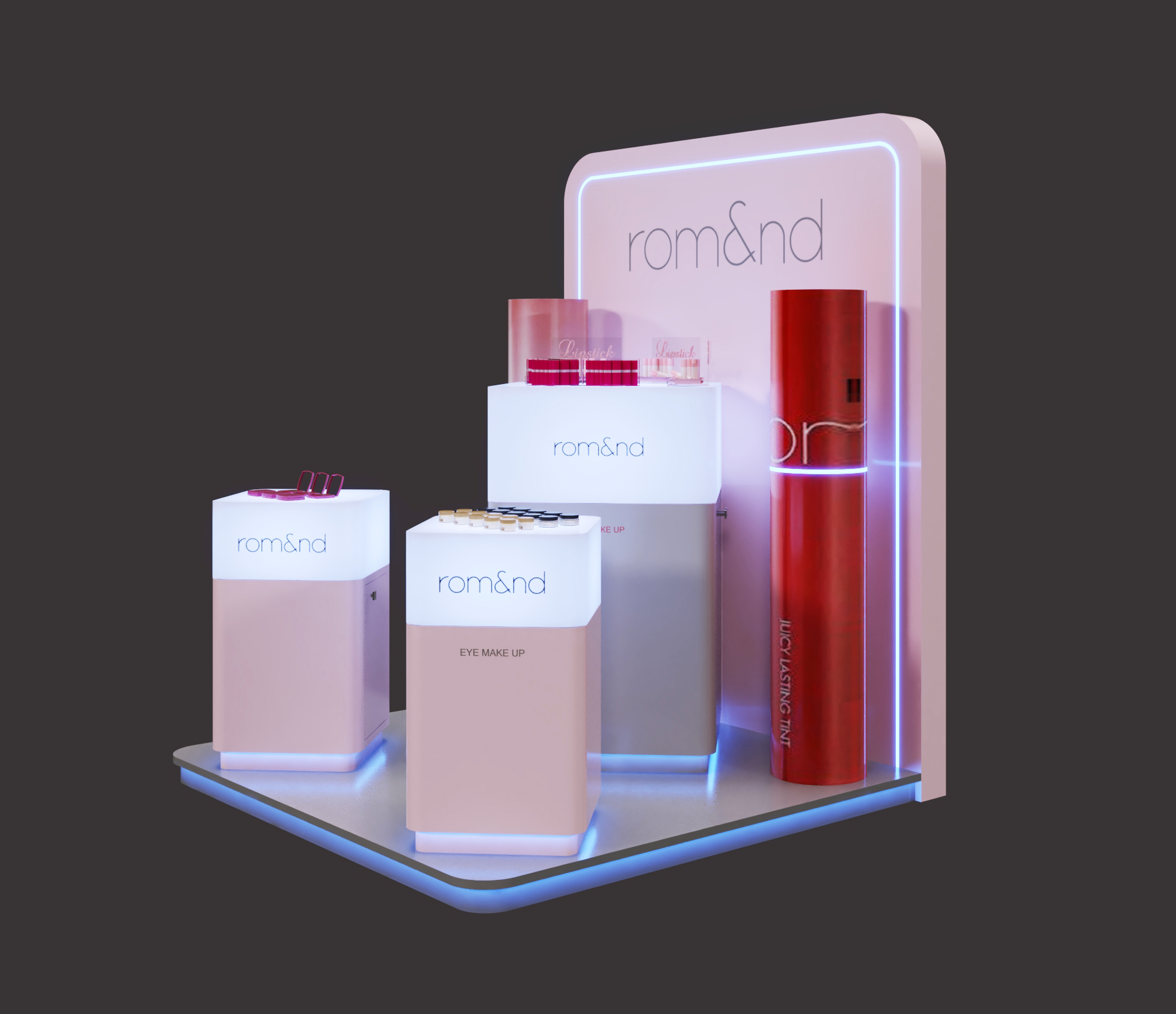 Rom&nd Kiosk - Exhibition Kiosk Design-2