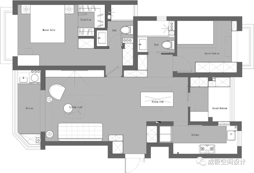 灰肌素雅 · 温暖简约的现代家居设计丨中国上海丨成筱设计-39