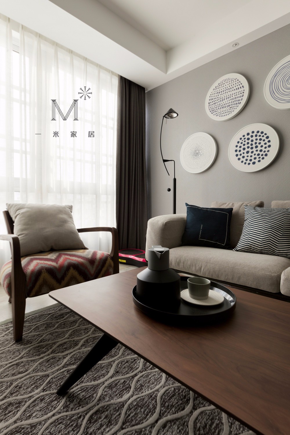 一米家居打造 150㎡现代简约清新空间-4