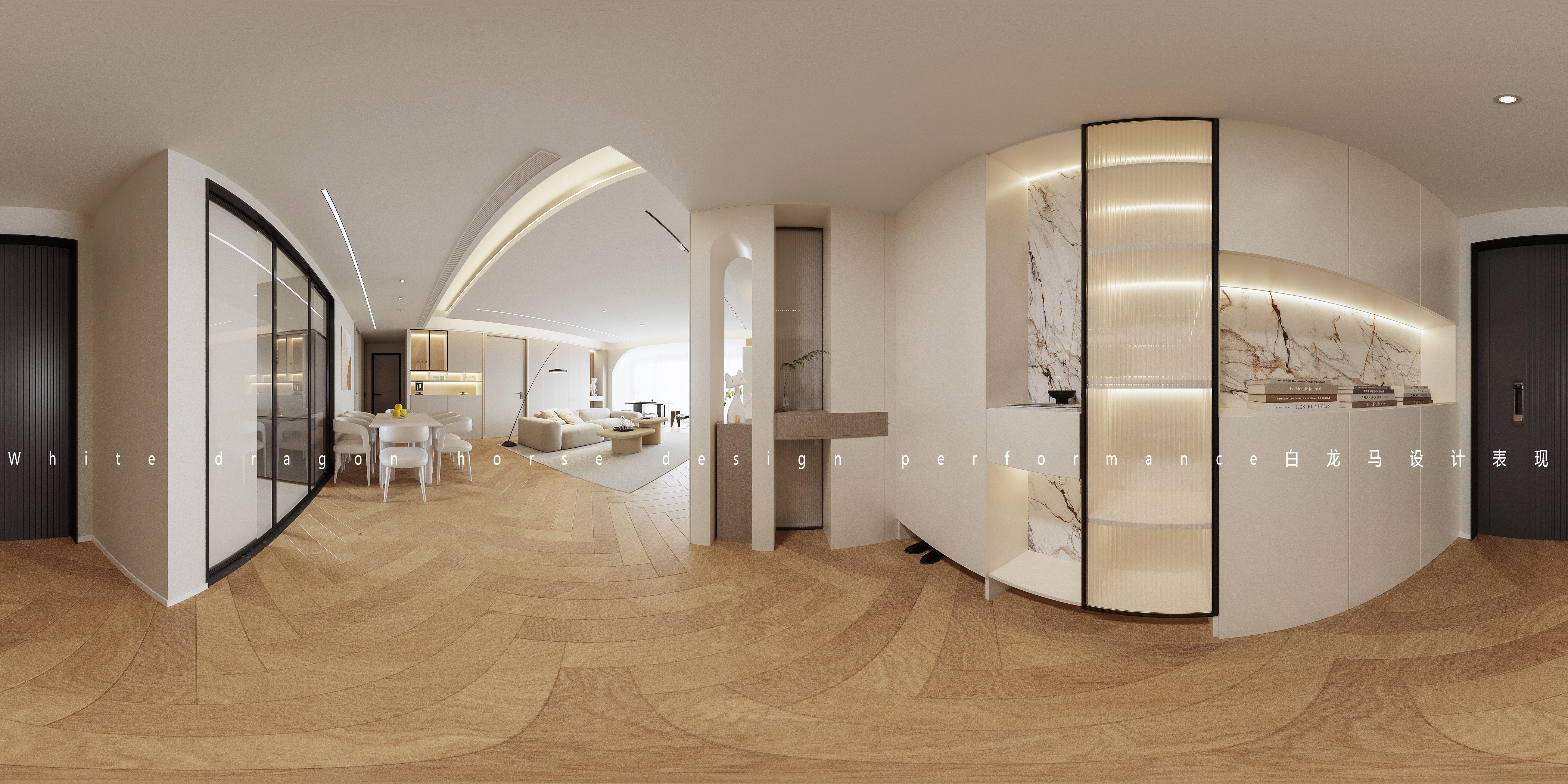 极简奶油风——白龙马效果图-5